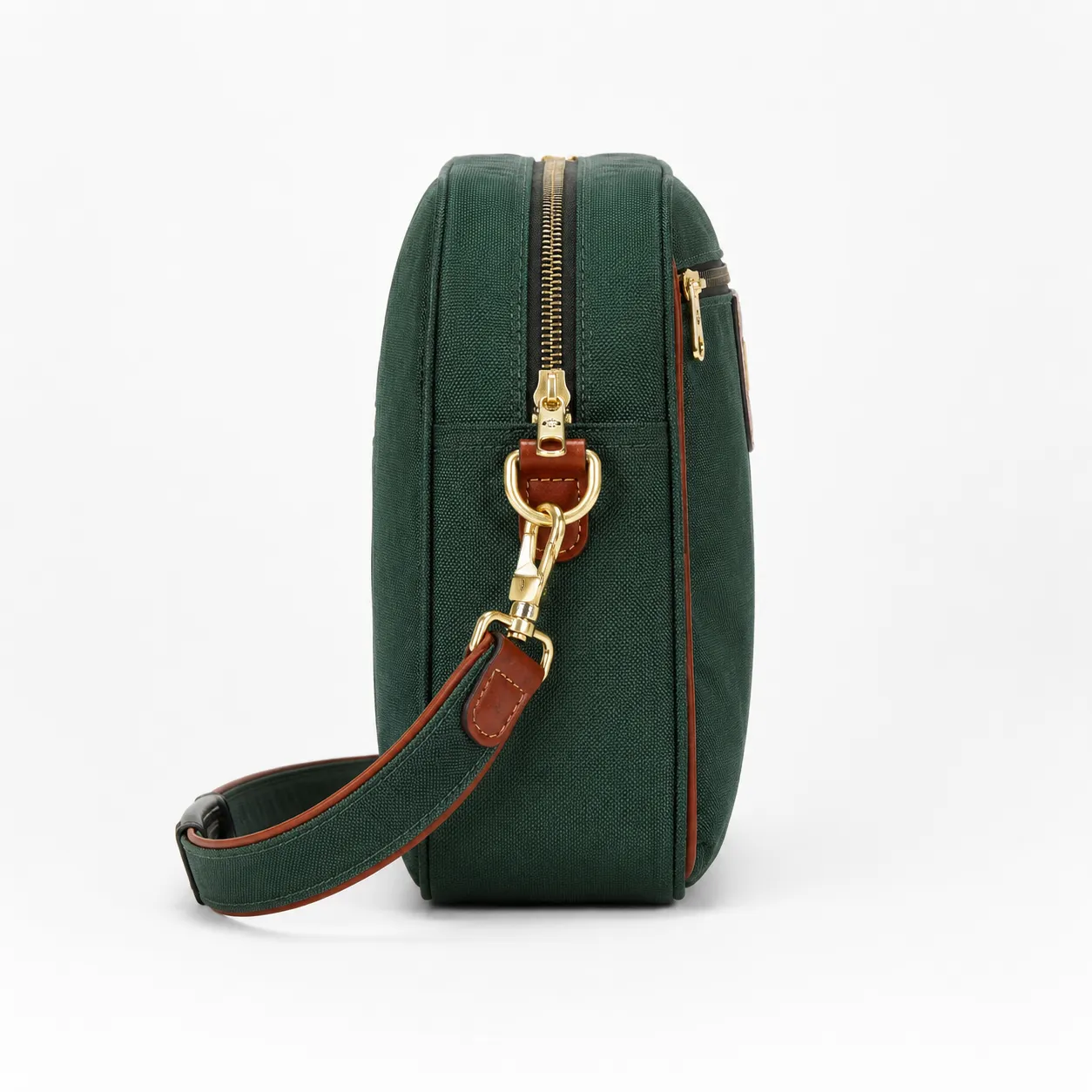 Vintage Samsonite Crossbody Travel Bag – Forest Green