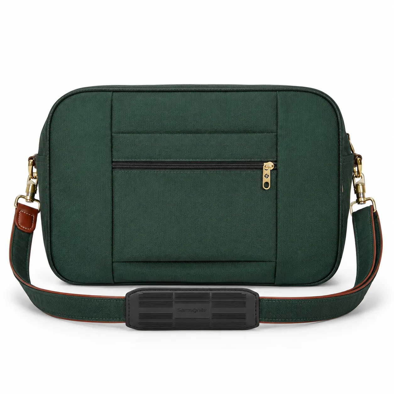Vintage Samsonite Crossbody Travel Bag – Forest Green