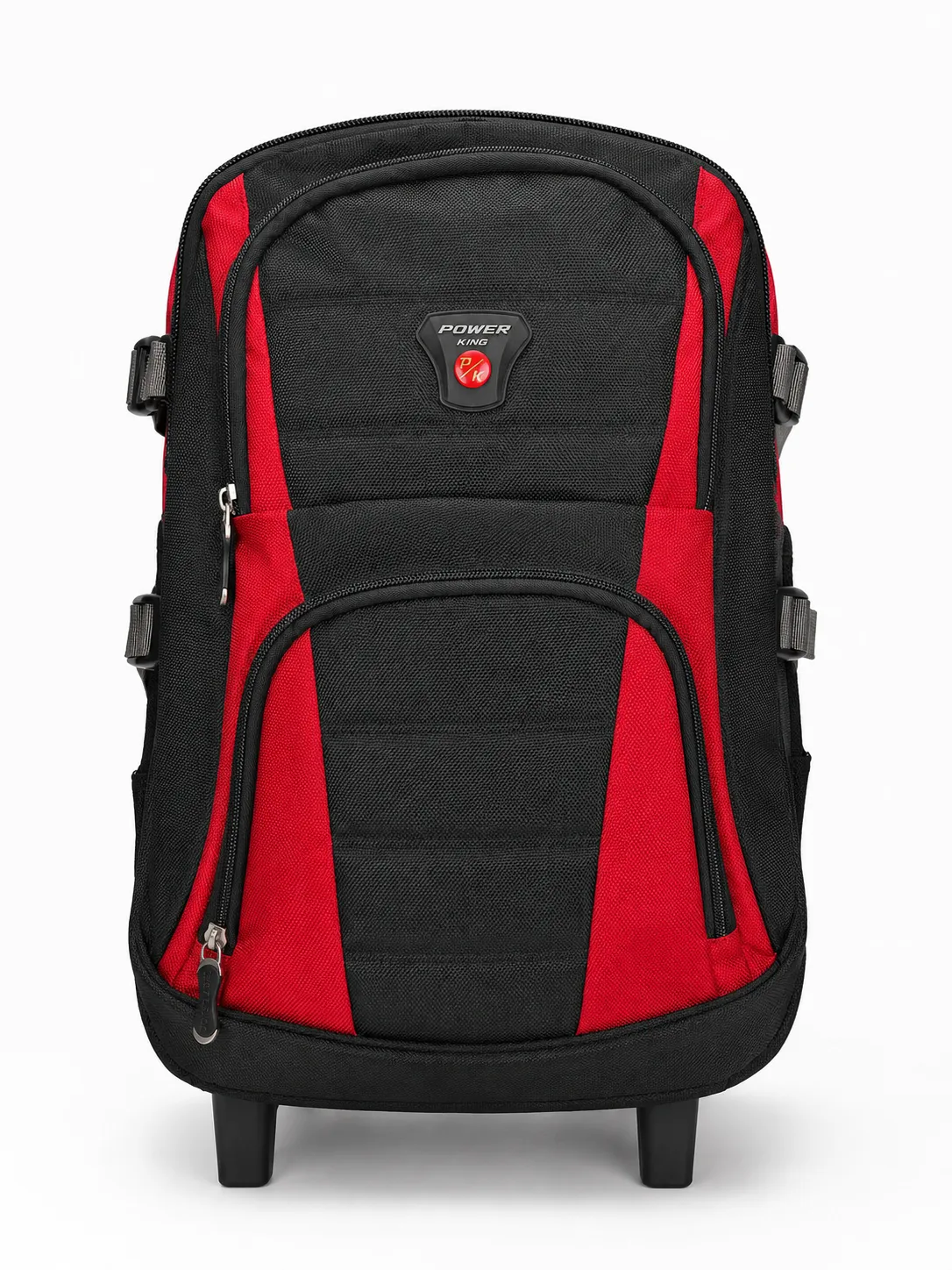 Power King Trolley Backpack – Black & Red