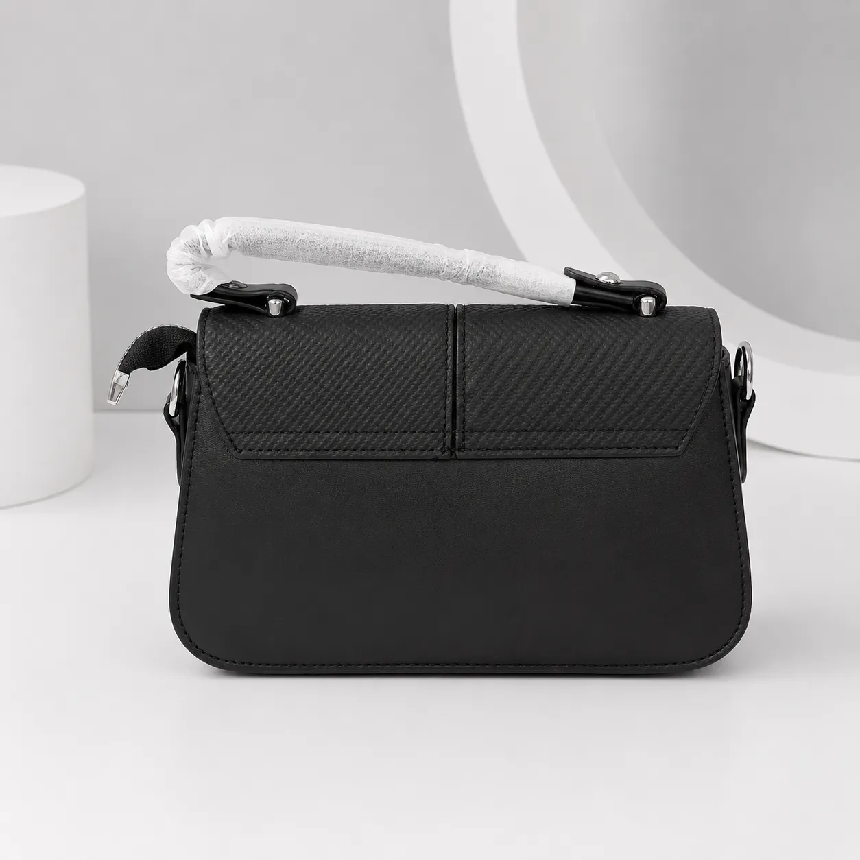 Balenciaga BB Soft Flap Shoulder Bag Black