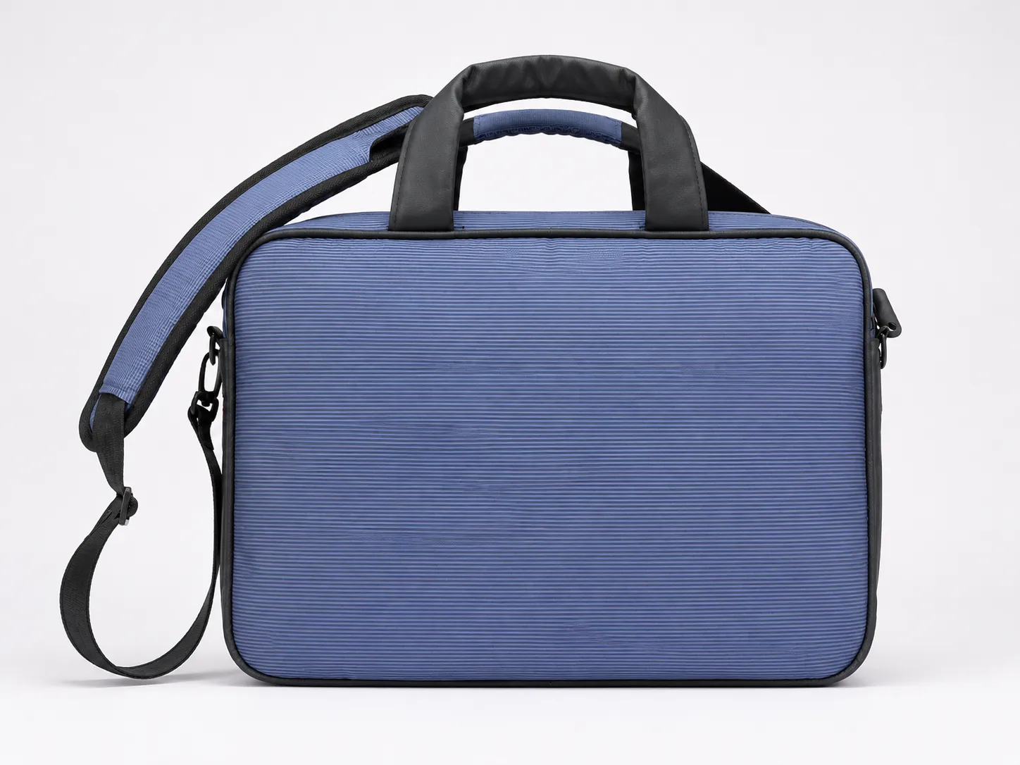 XD Design Blue Ribbed Laptop Briefcase Bag