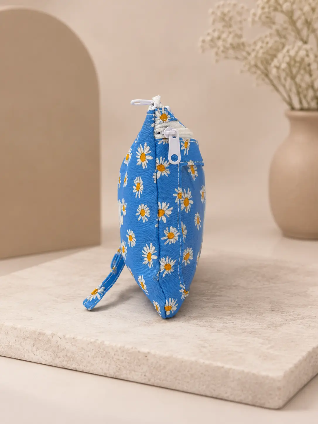 Ron Jon Surf Shop Daisy Wristlet Pouch – Blue