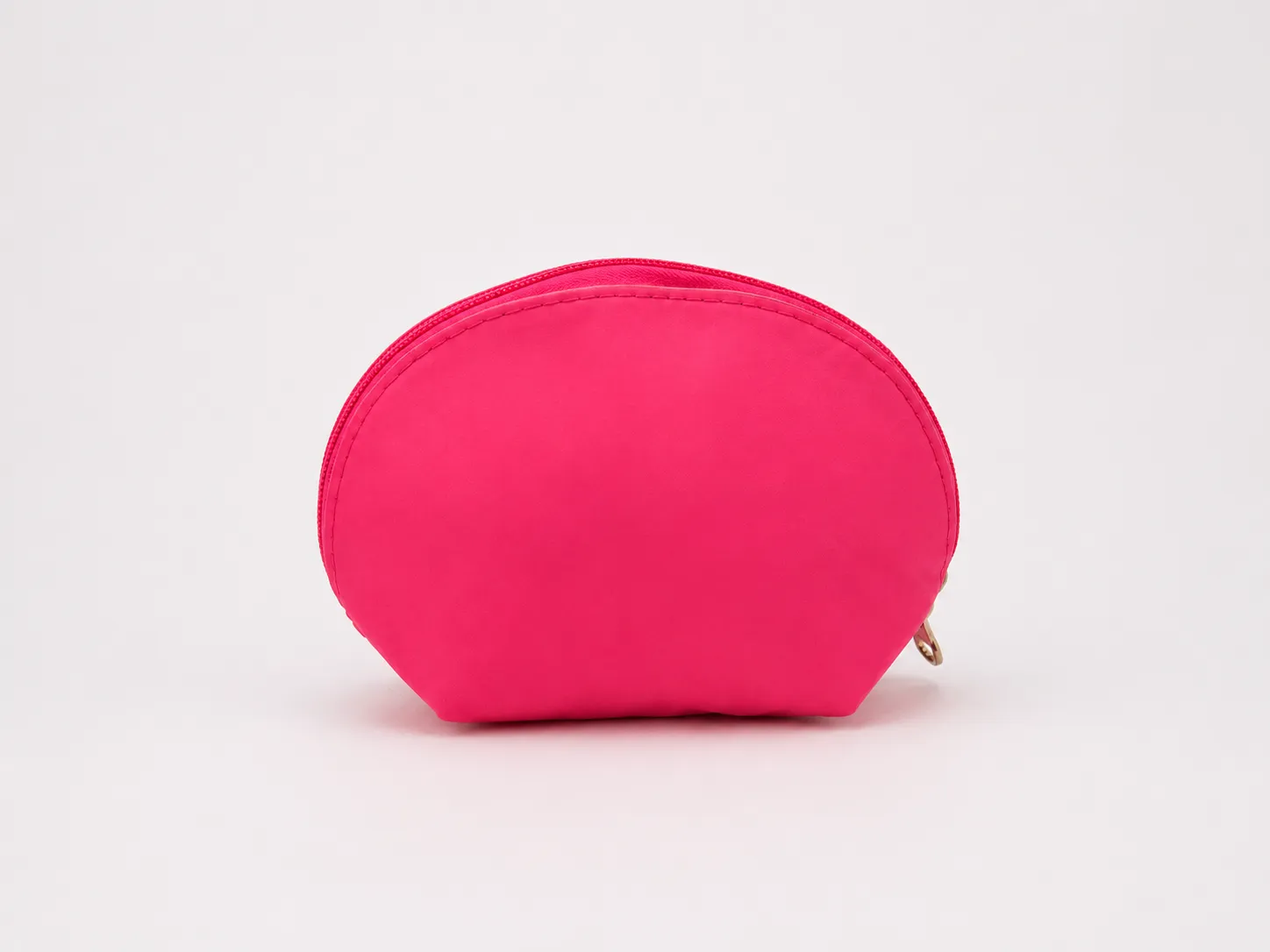 Hot Pink Shell Cosmetic Pouch