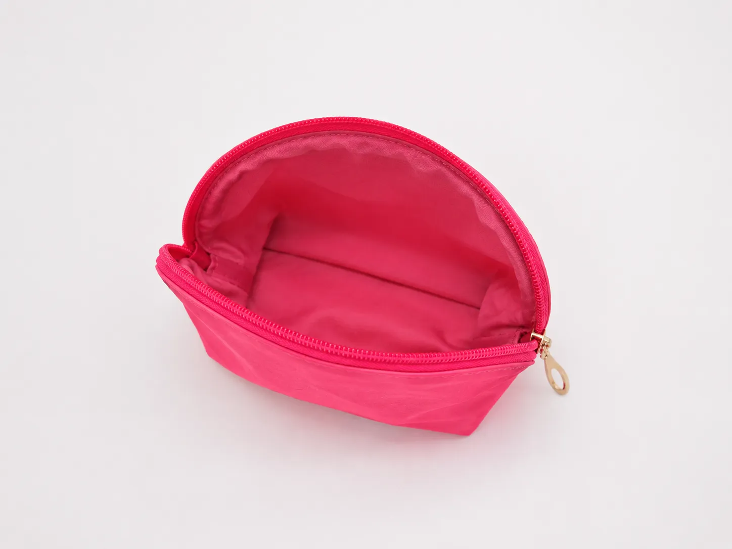 Hot Pink Shell Cosmetic Pouch