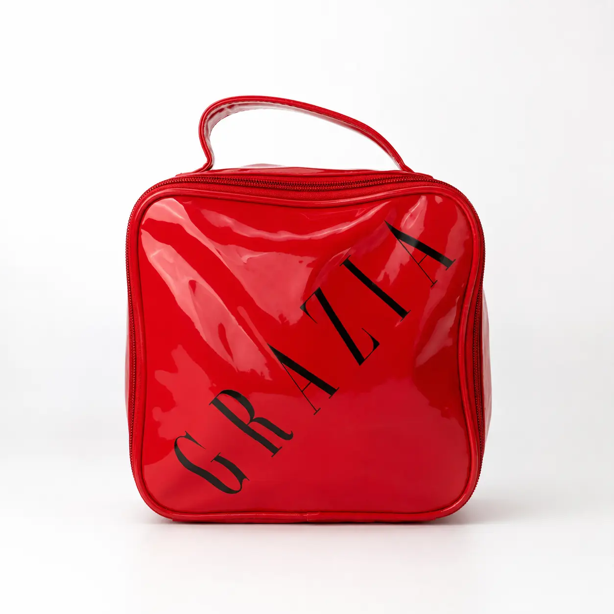Grazia Patent Vanity Cosmetic Bag