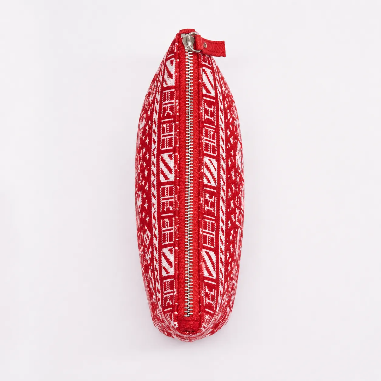 Kiehl's Since 1851 Red Holiday Knit Cosmetic Pouch