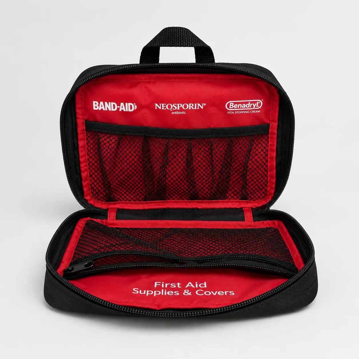 Johnson & Johnson Portable First Aid Kit Travel Bag