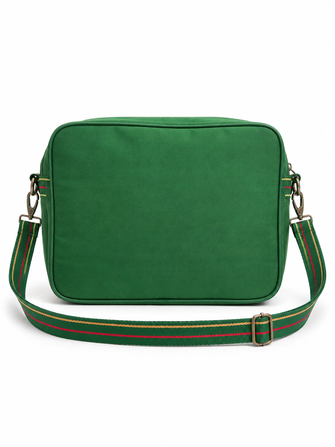 Premium Oxford Green Messenger Bag | Imported Crossbody Office & Travel Bag