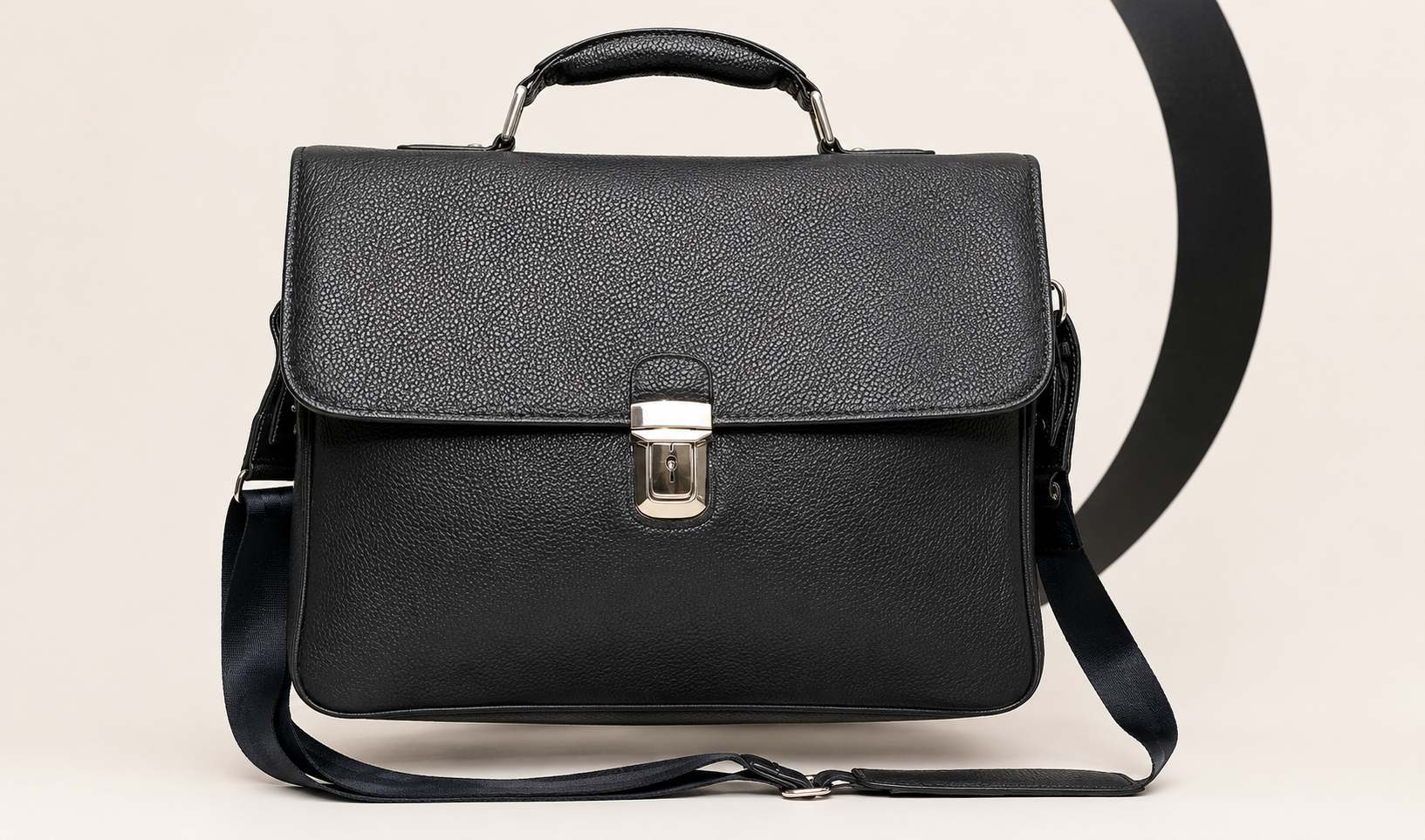 Premium Black Business Briefcase